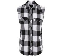 Brandit - CHECKED FLANELL Sleeveless Shirt