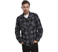 Brandit Checked Shirt Flannel Shirt Checked 100% Cotton Classic Rustic