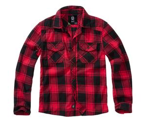 Brandit Checkshirt Children's Shirt - Red/Black