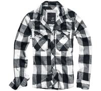 Brandit Checkshirt Flanel Shirt black white S