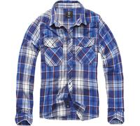 Brandit Checkshirt Long-sleeved Shirt blue red white L