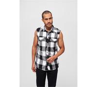 Brandit Checkshirt Sleeveless Men Top Shirt Sleeveless Casual Shirt Checkered
