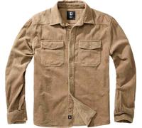 Brandit Classic Corduroy Shirt, light brown, size XXL