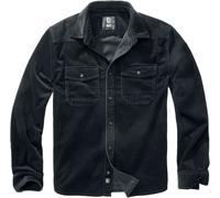 Brandit Corduroy Classic Long Sleeve Shirt Black S Man