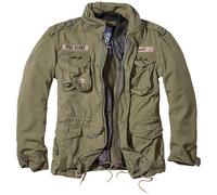 BRANDIT CLASSIC M65 MENS FIELD JACKET WARM LINING HUNTING PARKA ARMY COAT OLIVE