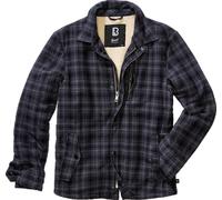 Brandit Classic Sherpa Textile Jacket, black-grey, size XL for Men