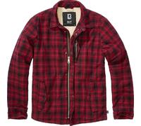 Brandit Classic Sherpa Textile Jacket, black-red, size 3XL for Men