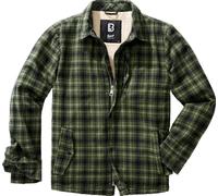 Brandit Classic Sherpa Textile Jacket, green/black, size L