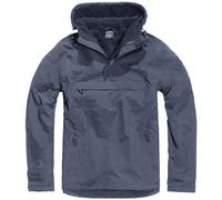 Brandit Classic Tactical Army Windbreaker Hooded Anorak Mens Jacket Hiking Navy