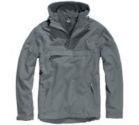 Brandit Windbreaker Jacket, black-grey, size 2XL