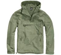 Brandit Classic Windbreaker Hooded Anorak Mens Jacket Cadet Hiking Hunting Olive