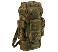 Brandit Combat Rucksack Military Bundeswehr MOLLE Walking Backpack Woodland Camo