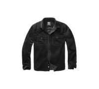 Brandit Classic Corduroy Shirt, black, size M
