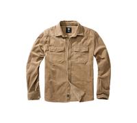 Brandit Corduroy Classic Shirt Long Sleeve Jacket Breast Pocket Men
