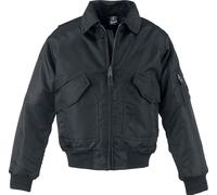 Brandit CWU Jacket Tactical Mens Bomber Flight Police Nylon Security Flyer Black