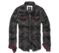 Brandit Duncan Shirt, red/brown, size 6XL