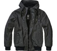 Brandit Essential Canvas Textile Jacket, black-grey, size 2XL for Men