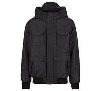Brandit Exploration Jacket Mens Outdoor Hooded Field Utility Coat Black