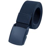 Brandit Fast Closure Belt Mens Tearproof YKK Quick-release Buckle Webbing Navy