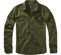 Brandit Flanell Shirt, green, size 6XL for Men