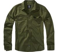 Brandit Flannel Long Sleeve Shirt Green 2XL Men