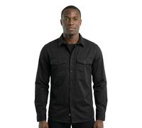 Long-sleeved flannel shirt Brandit Black M