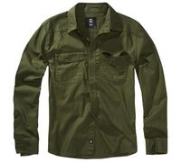 Brandit Flannel Shirt Long Sleeve - Olive