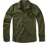 Brandit Flannel Shirt Long Sleeve - Olive
