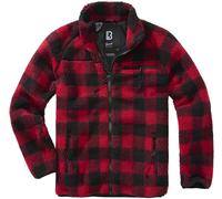 Brandit Fleece Jacket Between-seasons Jacket red black XXL