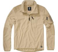 Brandit Fleece Ripstop Half Zip Sweater, beige, size 5XL