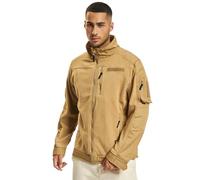 Brandit Ripstop Fleece Jacket, brown, size L