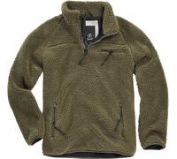 Brandit Teddy Troyer Jacket Green S Men