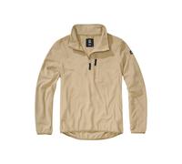 Brandit Fleece Troyer Jacket Fleece Jacket Reverse Zipper Collar S- 7XL Men
