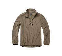 Brandit Fleece Troyer Jacket Fleece Jacket Reverse Zipper Collar S- 7XL Men