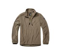 Brandit Fleece Troyer Jacket Fleece Reverse Zipper Collar S- 7XL Men