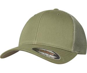 Brandit Flexfit Mesh Trucker Cap, olive, size S/M