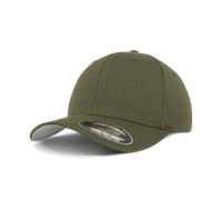 Flexfit Unisex Wooly Combed Baseballkappe, olive, S/M