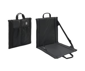 Brandit Foldable Seat Light Seat Cushion Picnic Camping Festival Travel Black
