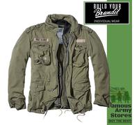 Brandit Giant M65 Jacket Mens Field Military Army Coat With Liner Olive Green