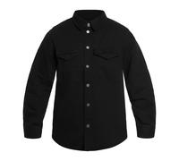 Brandit Heavy Twill Shirt Mens Heavyweight Cotton Duty Work Button Black