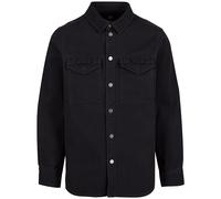 Brandit Heavy Twill Shirt Mens Heavyweight Cotton Duty Work Button Black