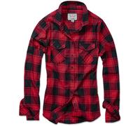 Brandit Hemd Amy Flanell Shirt GIRLS in Red/Black