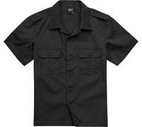 Brandit US Ripstop Shirt Short Sleeve, color: black, size: S