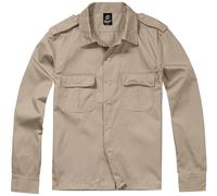 Brandit Hemd US Shirt 1/1 Arm in Beige