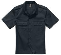 Brandit Hemd US Shirt 1/2 Arm in Black
