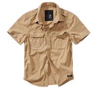 Brandit Hemd Vintage Shirt Shortsleeve in Camel