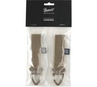 Brandit Herren Befestigung Belt and Molle Loop Carabiner 2 Pack Camel