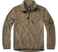 Brandit Herren Fleecepullover Fleece Troyer Ripstop Olive