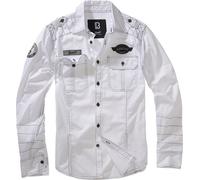 Brandit Herren Hemd Luis Vintage Shirt Long Sleeve White