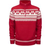 Brandit Herren Strickjacke Troyer Norweger Red